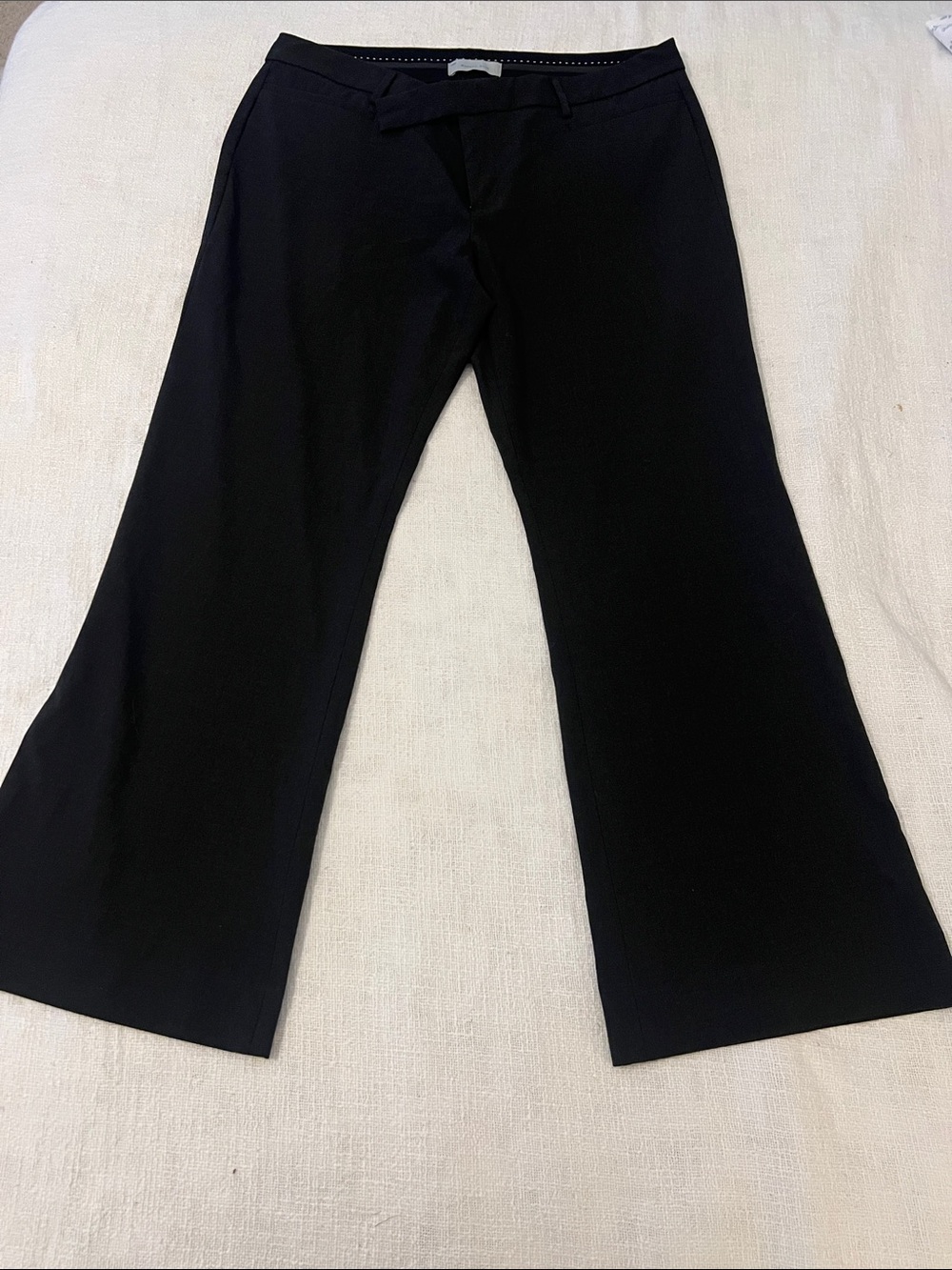 GAP Women's Black Modern Boot Cut Pants Size 14A Stretch